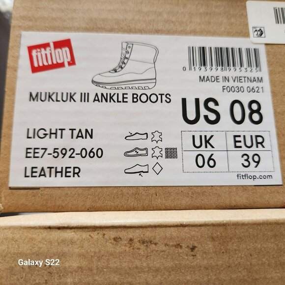 Fitflop Leather Mukluks Iii Tan Boots. NIB. Size: Various. - Picture 5 of 12
